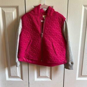 Girls Tucker + Tate Toddler Pink and Gray Jacket